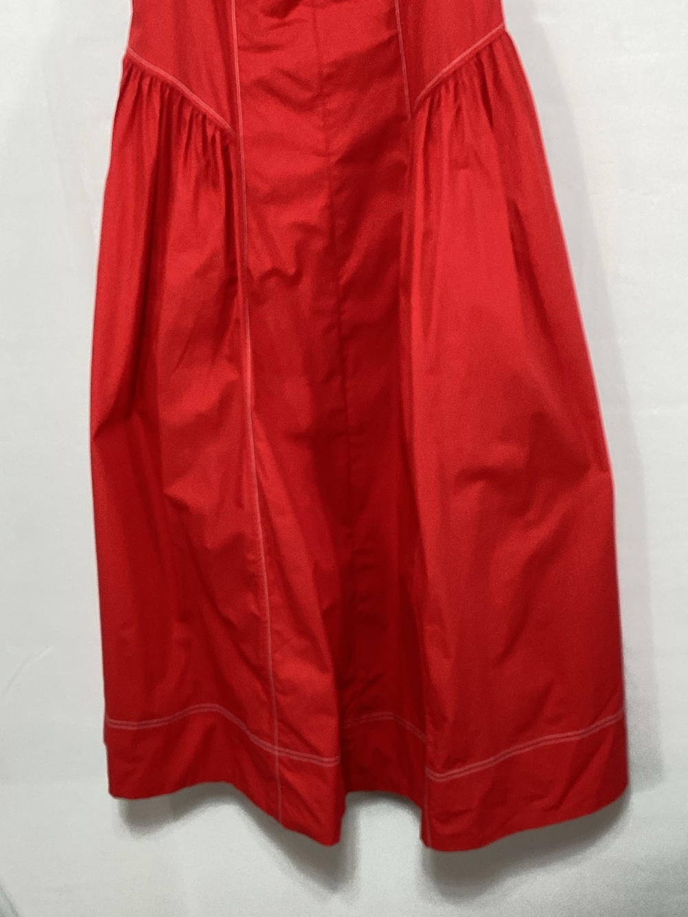 NWT Free Assembly Size Large Women's Red Midi Dress - Picture 3 of 12